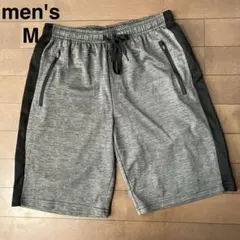メンズ　短パン　ショートパンツ　M グレー　スポーツ