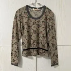 花柄ニットプルオーバー　national standard