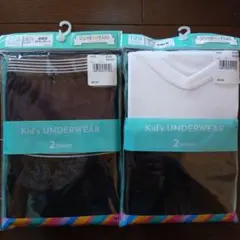 ボクサーブリーフ　半袖V首　サイズ120