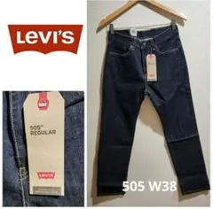LEVI'S 리바이스 505 레귤러 스트레이트 W38 린스 컬러
