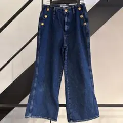 ZARA レディースジーパン　M インディゴ