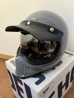 極美品 SHOEI Glamster グラムスター バサルトグレー Mサイズ - メルカリ