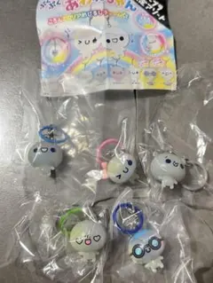 ぷくぷくあわわちゃん　ころんとクリアめじるしチャーム☆5個セット