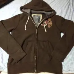 アバクロ パーカー チャコール M