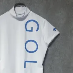 【新品】 DESCENTE GOLF デサントゴルフ モックネック ホワイト Mのサムネイル