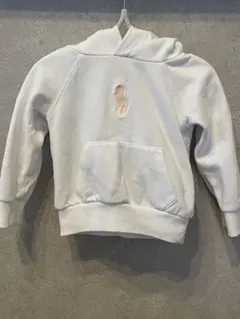 Ralph Lauren ベビー刺繍入りパーカー　ホワイト　2T 95㎝
