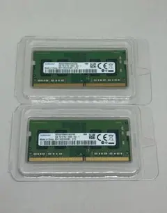 SAMSUNG PC4-2666V-SC0-11 4GBx2枚（合計8GB）