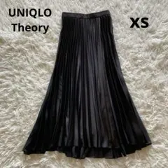 UNIQLO×Theory プリーツラップスカート xs プリーツスカート　黒