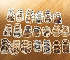 【※出品７/３まで】ゴールデンカムイ　どうぶつフォーゼ　フレークシール