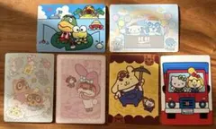 とびだせどうぶつの森×サンリオキャラクターズ　ステッカー6枚セット