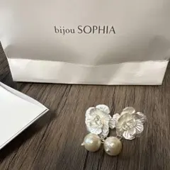 bijou SOPHIA フラワー パール ピアス