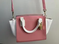 Samantha Thavasa ピンク/ホワイト 2トーン ショルダーバッグ