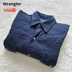 デッドストック？Wrangler 70127MW USA製 デニムシャツ