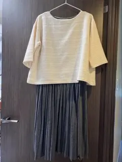 Afternoon Tea WARDROBE ドッキングワンピース　ロング