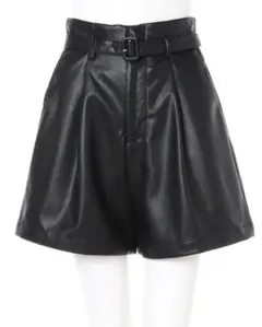 【美品】INGNI フェイクレザーキュロット
