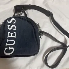 GUESS ダークデニム ショルダーバッグのサムネイル