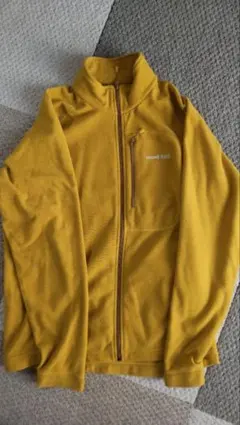 mont-bell フリース L イエロー シャミースジャケット