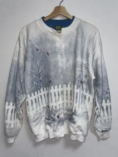 made in USA 90s Cabela's 総柄カーディガン