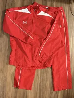 Under Armour 赤 ウィンドブレーカー上下セット