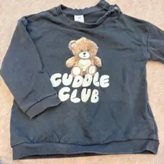H&M ベビー トレーナー くま柄CUDDLE CLUB 90