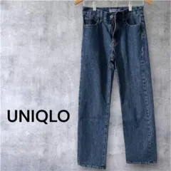 美品★UNIQLO ×JWA ストレートデニムパンツ BLUE★