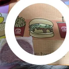 ドムドムバーガー ハンドタオル