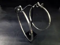 フープリング　　ノンホール　ピアス（樹脂イヤリング）　　7cm