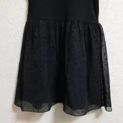 黒　半袖ワンピース　bebe 120 入学式　卒園式　発表会　結婚式