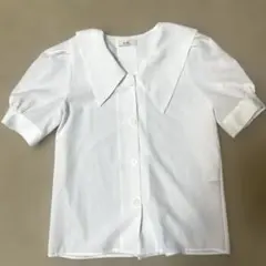 earth music & ecology ホワイトシャツ 五分袖