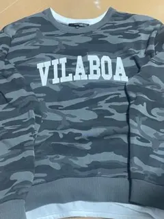 AQUAHISTORY 迷彩トレーナー VILABOA 160