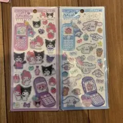 平成ハッピーフォン　シナモロール　マイメロ　クロミ　2枚セット