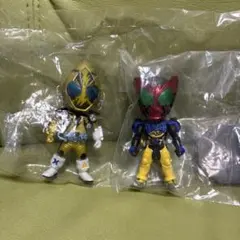 仮面ライダー ワーコレ ディフォルメクス 9体セット ダブル オーズ