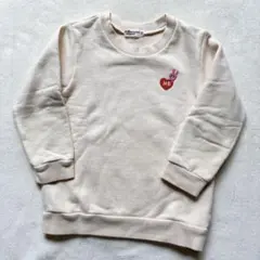 ホットビスケッツ❤️100センチ 白 トレーナー