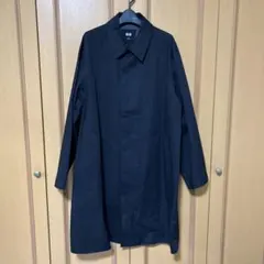 UNIQLO ステンカラーコート ブロックテックコート　ブラック XL