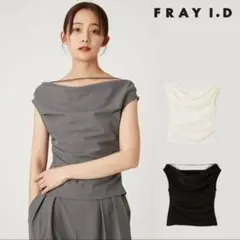 新品】FRAY I.D アシメドレープブラウス - メルカリ