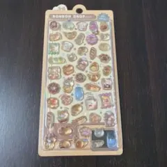 海外製　ほかほかボンボン風　ドロップくま シール 平成 女児 立体 デコ