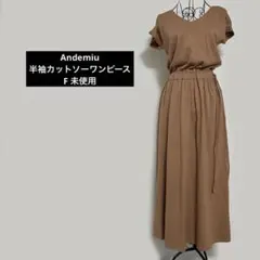 Andemiu 半袖 カットソー ワンピース F 未使用のサムネイル