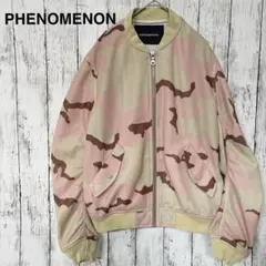 PHENOMENON フェノメノン　ピンク　ベージュ　迷彩柄　ジャケット　MA1のサムネイル