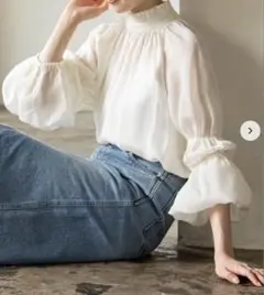 2WAY LADY FISHBONE MINI BLOUSE ameri - メルカリ