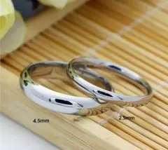 ペアリング　シンプルペア　指輪　ステンレスリング　レディースリング　メンズリング