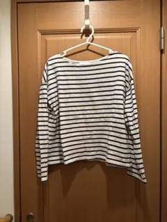 earth music&ecology 長袖 Tシャツ ストライプ Ｌサイズ