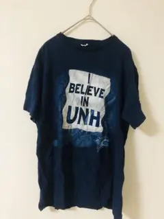 I BELIEVE IN UNH Tシャツ ネイビー 半袖