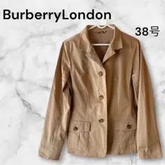 e*！様 【美品】バーバリーロンドン テーラードジャケット 38 ベージュ 春
