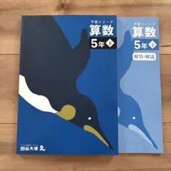 四谷大塚　予習シリーズ 算数 5年　下 問題集・解説書セット