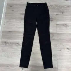 UNIQLO ブラック ハイウエスト レギンスパンツ