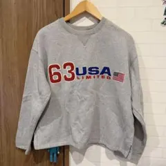 USA FREESTYLE グレー スウェット L