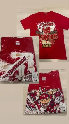 2016〜2018 カープ 優勝記念Tシャツ 3枚　ビールかけ