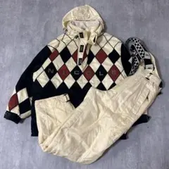 Z190 NICOLE SPORTS スキーウェア 上下 L 90s 日本製