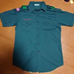 BSA ベンチャリング 半袖シャツ ダークグリーン