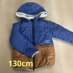 BREEZE キッズ ジャケット リバーシブル　フード付き　裏ボア　130cm